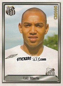 Sticker Luiz Alberto da Silva Oliveira - Campeonato Brasileiro 2006 n. 277 - Panini