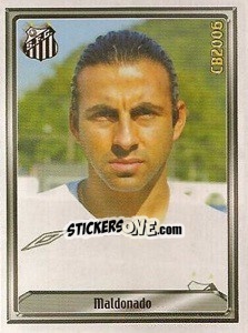 Sticker Cláudio A. Del T. Maldonado - Campeonato Brasileiro 2006 n. 282 - Panini
