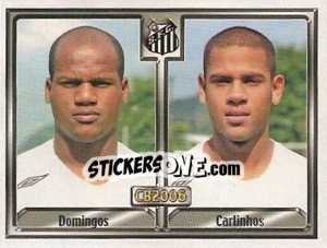 Cromo Domingos N. dos S. Filho / Carlos Andrade Souza - Campeonato Brasileiro 2006 - Panini