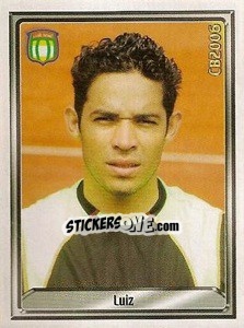 Figurina Luiz Silva Filho - Campeonato Brasileiro 2006 - Panini