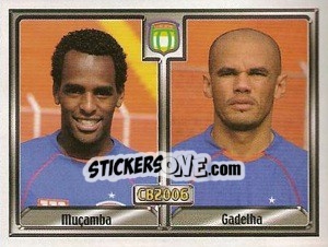 Sticker Rafael V. da. Nascimento / Fabiano Ferreira Gadelha - Campeonato Brasileiro 2006 n. 306 - Panini