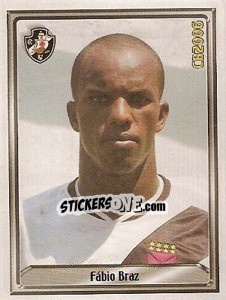 Sticker Fábio Braz do Nascimento - Campeonato Brasileiro 2006 n. 328 - Panini