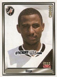 Cromo Diego Pereira Correa - Campeonato Brasileiro 2006 - Panini