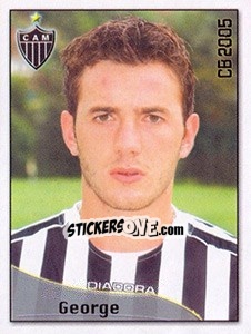 Sticker George Lucas Coser - Campeonato Brasileiro 2005 n. 3 - Panini