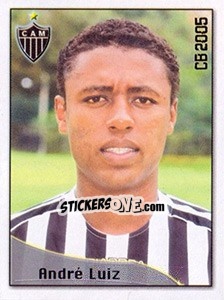 Sticker André Luiz S. do Nascimento - Campeonato Brasileiro 2005 n. 4 - Panini