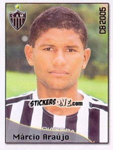 Sticker Márcio Rodrigues Araújo - Campeonato Brasileiro 2005 - Panini