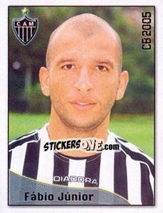 Sticker Fábio Júnior Pereira - Campeonato Brasileiro 2005 n. 14 - Panini