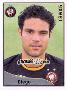 Sticker Diego Costa Silva - Campeonato Brasileiro 2005 n. 19 - Panini