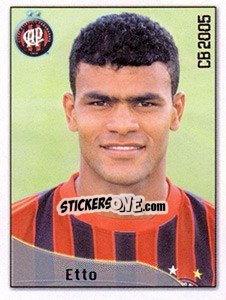 Sticker Oelilton Araújo dos Santos - Campeonato Brasileiro 2005 n. 20 - Panini