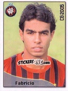 Sticker Fabrício Eduardo Souza - Campeonato Brasileiro 2005 - Panini