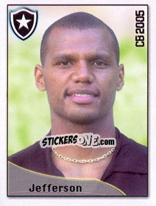 Cromo Jefferson - Campeonato Brasileiro 2005 - Panini