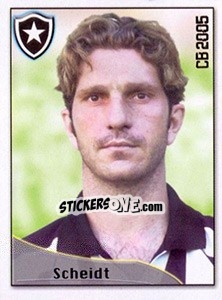 Cromo Rafael Felipe Scheidt - Campeonato Brasileiro 2005 n. 39 - Panini