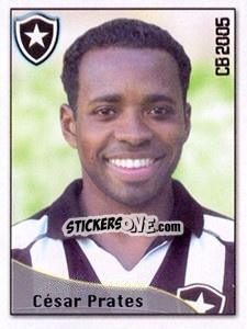 Cromo César Luís Prates - Campeonato Brasileiro 2005 n. 41 - Panini