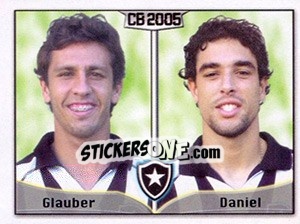 Sticker Glauber R. da Silva / Daniel Lins Cortes - Campeonato Brasileiro 2005 n. 50 - Panini
