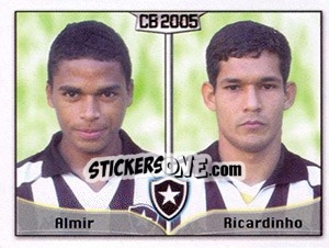 Cromo Almir L. de Luna / Cícero R. da Rocha - Campeonato Brasileiro 2005 - Panini