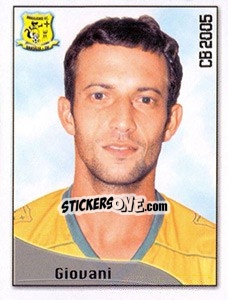 Figurina Giovani Aparecido M. Duarte - Campeonato Brasileiro 2005 - Panini