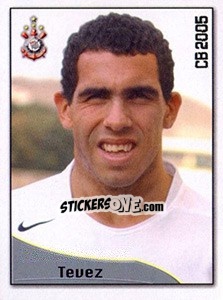 Sticker Carlos Tevez - Campeonato Brasileiro 2005 - Panini
