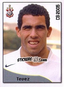 Sticker Carlos Tevez - Campeonato Brasileiro 2005 n. 80 - Panini