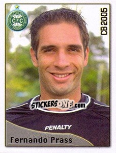 Figurina Fernando Prass - Campeonato Brasileiro 2005 - Panini