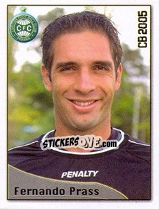 Sticker Fernando Prass - Campeonato Brasileiro 2005 n. 87 - Panini
