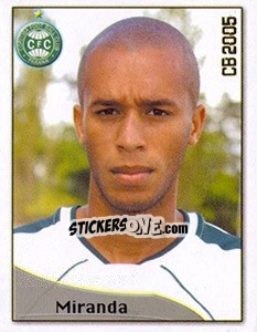 Cromo João Miranda - Campeonato Brasileiro 2005 - Panini