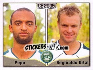 Sticker Ivo Ricardo de Sá - José Reginaldo Vital - Campeonato Brasileiro 2005 n. 101 - Panini