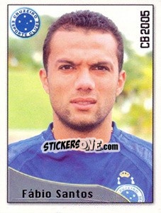 Sticker Fábio dos Santos Barbosa - Campeonato Brasileiro 2005 n. 109 - Panini