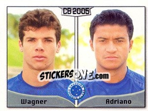 Sticker Wagner F. dos Santos / Carlos A. de S. Vieira - Campeonato Brasileiro 2005 n. 118 - Panini