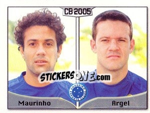 Sticker Mauro S. V. Mendes / Argélico Fuks - Campeonato Brasileiro 2005 n. 119 - Panini