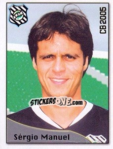 Sticker Sérgio Manoel Júnior - Campeonato Brasileiro 2005 - Panini