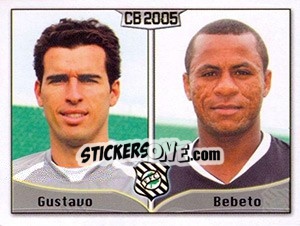 Sticker Gustavo R. Do Nascimento / Bebeto - Campeonato Brasileiro 2005 n. 134 - Panini