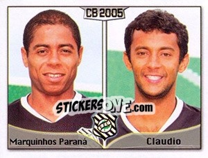 Cromo Antônio M. da S. Filho / Francisco C. O. Pereira - Campeonato Brasileiro 2005 - Panini