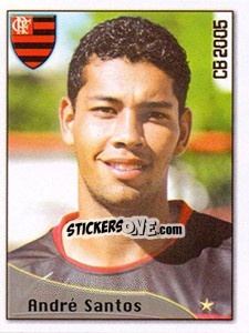 Sticker André Santos - Campeonato Brasileiro 2005 - Panini