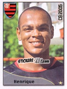 Cromo Henrique - Campeonato Brasileiro 2005 n. 150 - Panini