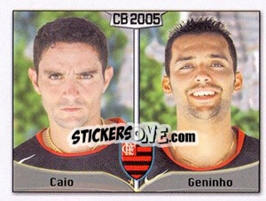 Sticker Antonio C. da Silva / Emerson R. S. Araujo - Campeonato Brasileiro 2005 n. 153 - Panini