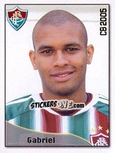 Sticker Gabriel Rodrigues dos Santos - Campeonato Brasileiro 2005 n. 156 - Panini