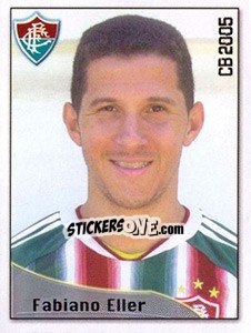 Sticker Fabiano Eller dos Santos - Campeonato Brasileiro 2005 n. 158 - Panini