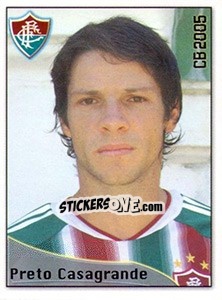 Sticker Preto Casagrande - Campeonato Brasileiro 2005 n. 165 - Panini