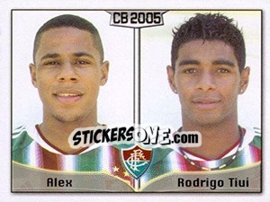 Sticker Alex B. de A. Terra / Rodrigo Tiui - Campeonato Brasileiro 2005 n. 170 - Panini