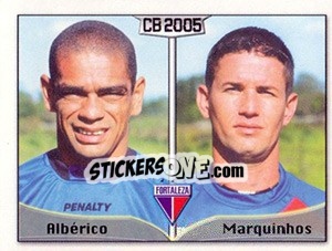 Sticker Albérico S. Da Silva / Marcos J. F. M. De Melo - Campeonato Brasileiro 2005 - Panini