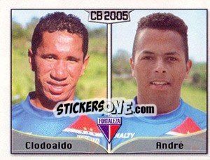 Sticker Francisco C. C. Ferreira / André Moreira Neles - Campeonato Brasileiro 2005 n. 187 - Panini