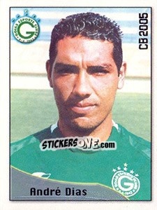 Sticker André Dias - Campeonato Brasileiro 2005 - Panini