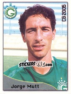 Cromo Jorge Luis Pereira Mutt - Campeonato Brasileiro 2005 n. 196 - Panini