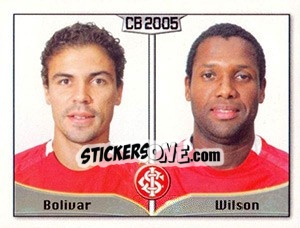 Sticker Fabian Guedes / Wilson R. dos Santos - Campeonato Brasileiro 2005 - Panini