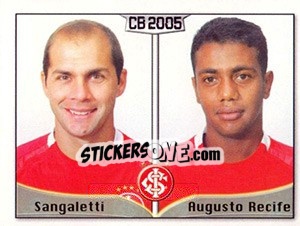 Sticker Marcelo A. Sangaletti / Augusto O. da Silva - Campeonato Brasileiro 2005 n. 220 - Panini
