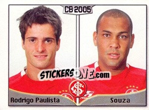 Sticker Rodrigo P. Mesquita / Rodrigo De S. Cardoso - Campeonato Brasileiro 2005 n. 221 - Panini