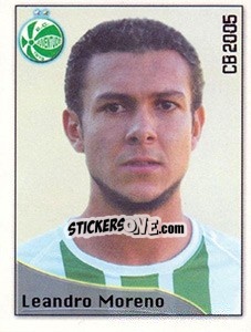 Sticker Leonardo M. dos Santos - Campeonato Brasileiro 2005 n. 230 - Panini
