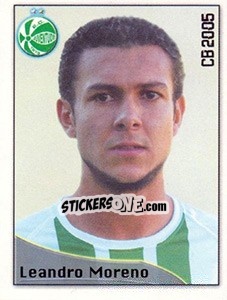 Cromo Leonardo M. dos Santos - Campeonato Brasileiro 2005 - Panini