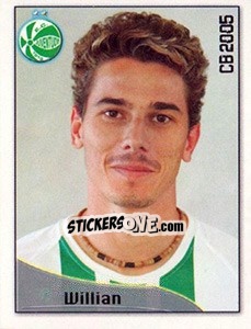 Sticker Gilberto William Fabro - Campeonato Brasileiro 2005 n. 233 - Panini