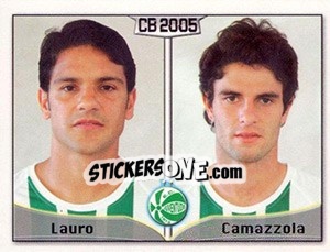 Cromo Lauro A. P. da Silva / Samuel A. Camazzola - Campeonato Brasileiro 2005 - Panini